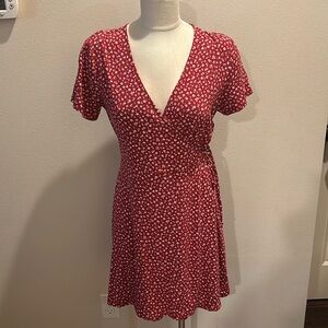 Floral Wrap Around Dress